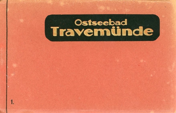 9 ansichtkaarten in de envelop, badplaats Travemünde Lübeck aan de Oostzee, fotograaf en uitgever Georg Gärtner