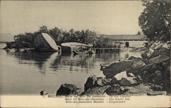 Postcard Rio de Janeiro Brazil, Goat Island