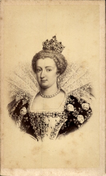 Carte de Visite Maria de Medici, Queen of France