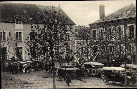 Postcard Sainte Mesme Yvelines, 19th Crew Train