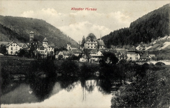 Postcard Hirsau Calw in the Black Forest, monastery, general view