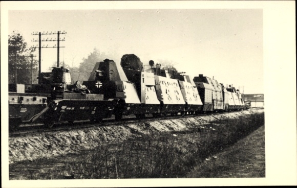 foto Ak Panzerzug 74