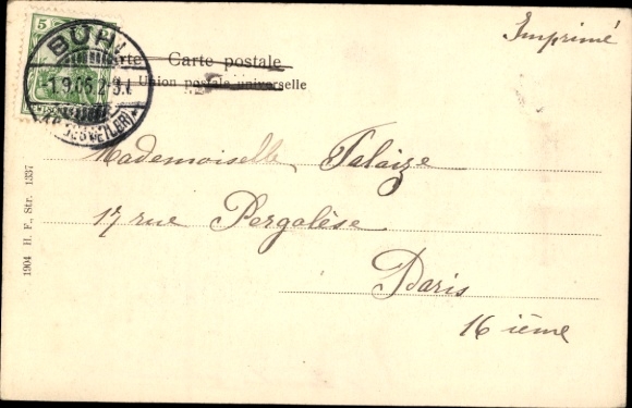 Postcard Vosges, Belchenhütte