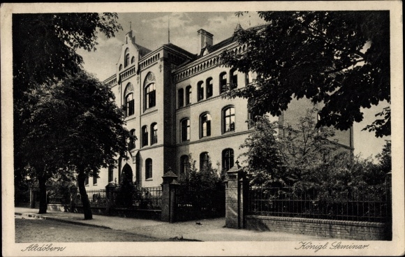 Postcard Altdöbern in Niederlausitz, Royal Seminary