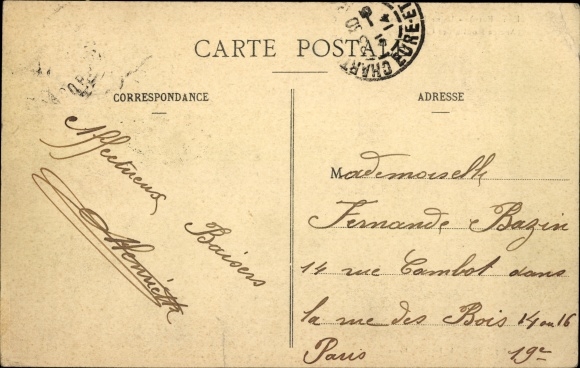 Postcard Ezy Eure, Desorges Factory, Former Cordeliers Mill