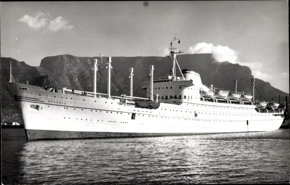 Foto Ak stoomboot Oceania, Italian Line