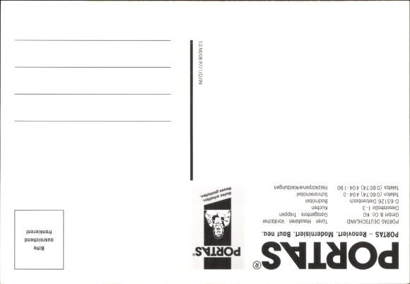 Karta z autografem piłkarza Bernda Grammingera, Kickers Offenbach, autograf