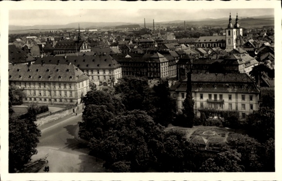 Ak Fulda in Hessen, stadsgezicht met barokke architectuur, kathedraal, historische gebouwen