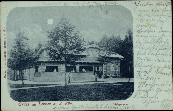 KP w świetle księżyca Lenzen nad Łabą Prignitz, Schützenhaus