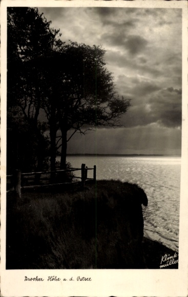 Postcard Kalkhorst in Mecklenburg, Brooker Höhe, Baltic Sea