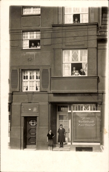 Photo Postcard Germany unknown, shop of Josef Beckenbusch
