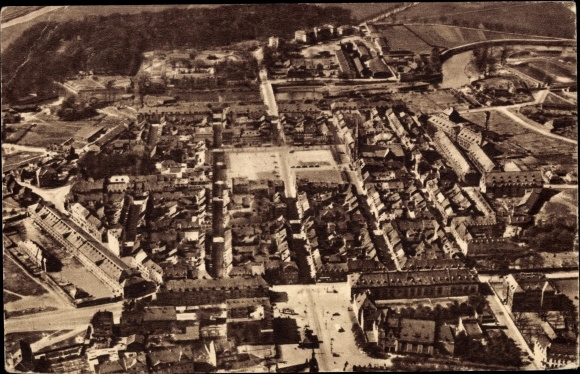 PC Saarlouis in Saarland, aerial view