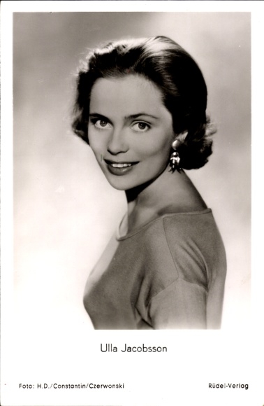 Ak Schauspielerin Ulla Jacobsson, Portrait