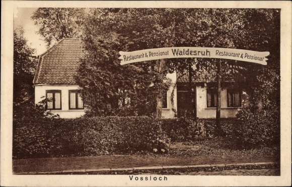 Ansichtkaart Vossloch Bokholt Hanredder in Holstein, Restaurant Waldesruh