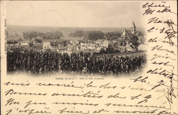 Ak Triel Yvelines, Vue a vol d'oiseau