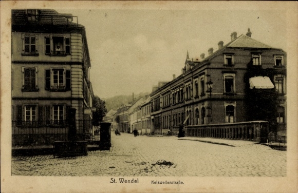 Postcard St. Wendel in Saarland, Kelswellerstraße