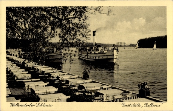 Ak Woltersdorf bei Berlin, Gaststätte Bellevue 