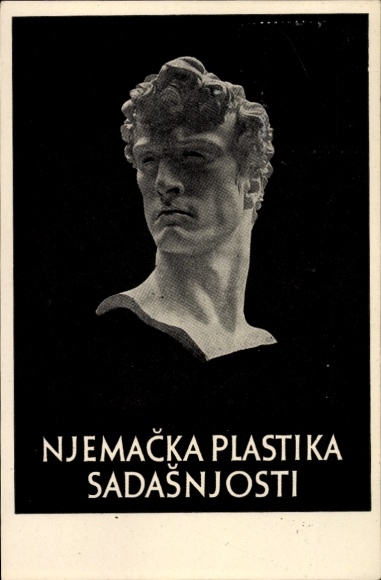 Ak Njemacka Plastika Sadasnjosti, Büste, Plastik, Ausstellung