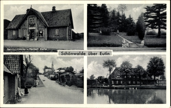 PC Schönwalde am Bungsberg in Ostholstein, commercial building Norbert Kiefer, town views