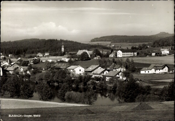 Ak Blaibach im Bayerischen Wald Oberpfalz, Gesamtansicht