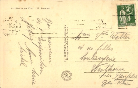 Postcard Paris, Exposition internationale 1937, Pavilions of Algeria, Tunisia