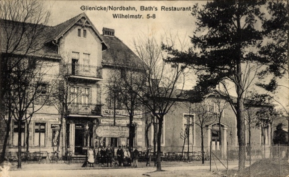 Ak Glienicke Nordbahn bei Hermsdorf in Brandenburg, Restaurant, Wilhelmstraße