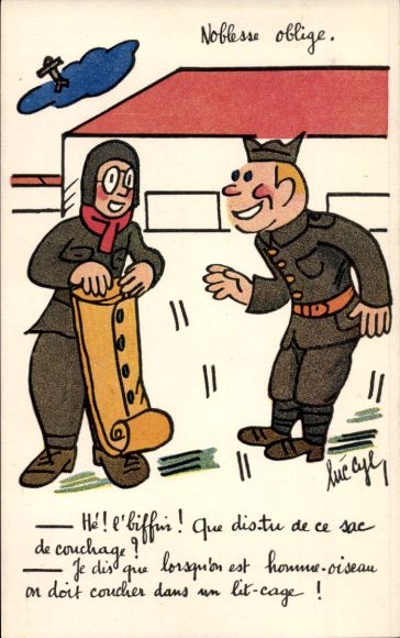 Künstler Ak Cyl, Luc, Noblesse oblige