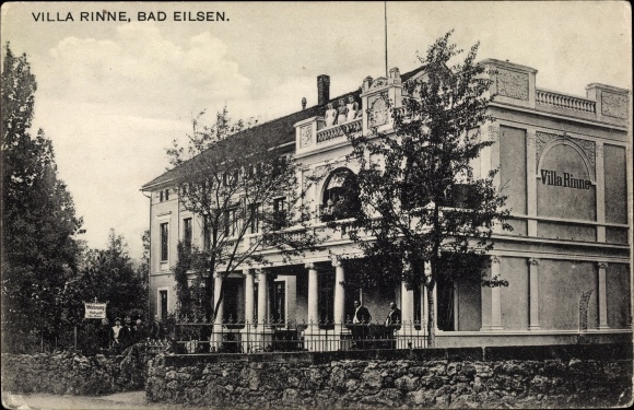 Postcard Bad Eilsen in the district of Schaumburg, Villa Rinne