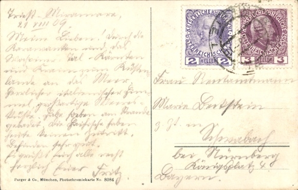 Postcard Triest Trieste Friuli Venezia Giulia, harbor, lighthouse