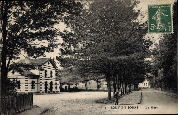 Postcard Jouy en Josas Yvelines, The Station