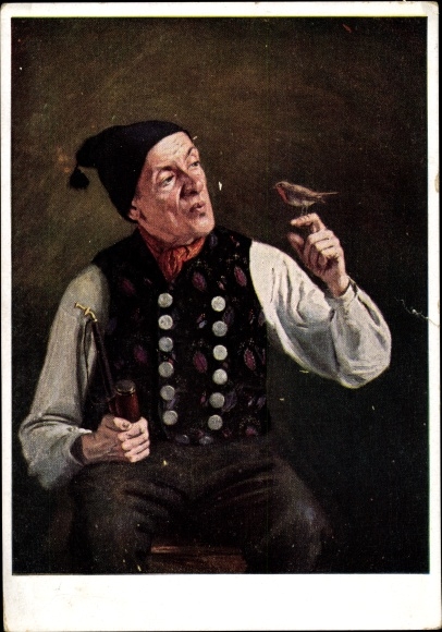 Künstler Ak Nitsch, R., Volkstracht, Bayerischer Bauer, VDA P 1 R 2 Nr 5