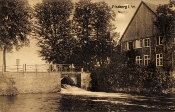 Ak Rietberg in Westfalen, Nordtor