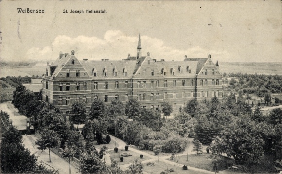 Postcard Berlin Weißensee, Saint Joseph Sanatorium