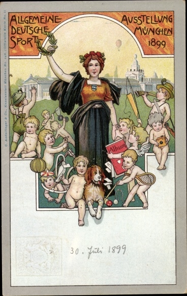 lito Monachium Bawaria, Generalna Niemiecka Wystawa Sportowa 1899