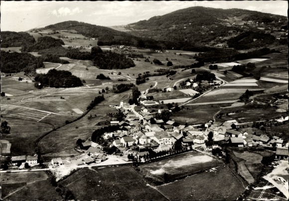 Ak Zenting in Neder-Beieren, luchtfoto, panorama