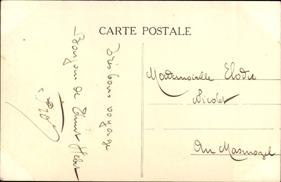 Postcard Surroundings of Bourgtheroulde Eure, The School