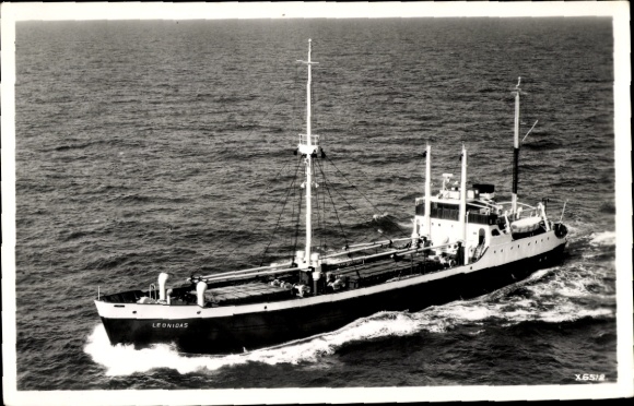 Postcard Royal Netherlands Steamship Co., MS Aeneas, KNSM