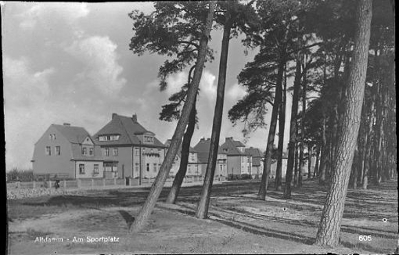8 Negative Altdamm Stettin in Pommern, Marktplatz, Straße, Kirche