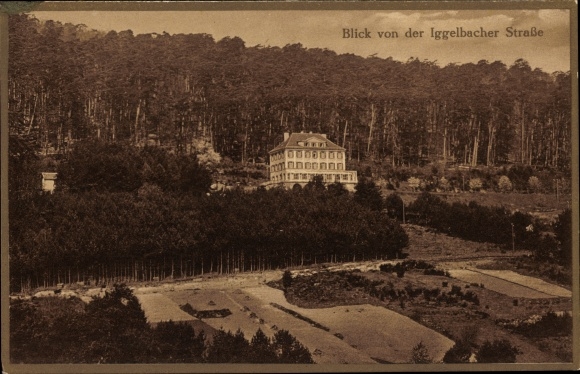 Ak Elmstein in der Pfalz, Pfälzisches Ferienheim E.V., Blick von der Iggelbacher Straße