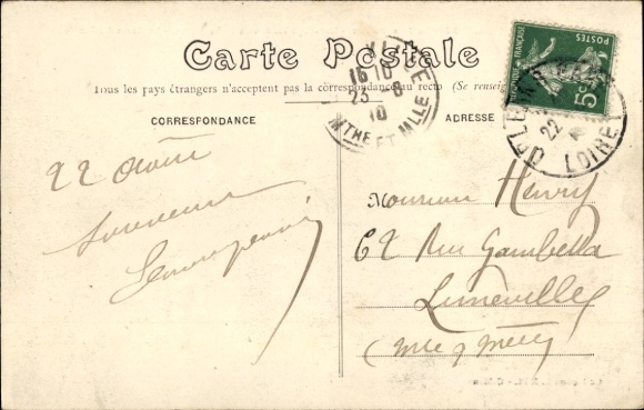 Postcard Orléans Loiret, festivities for Joan of Arc, General von Amade