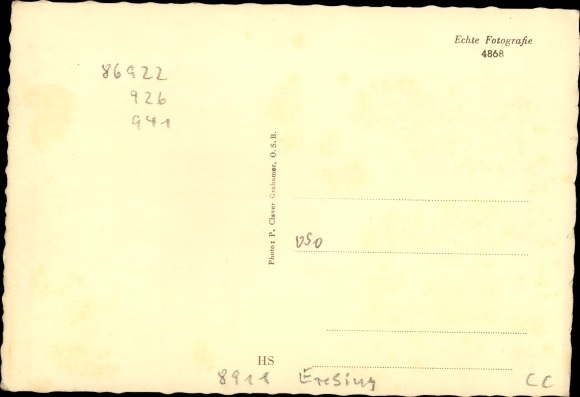 Postcard Sankt Ottilien Eresing in Upper Bavaria, Archabbey of Sankt Ottilien