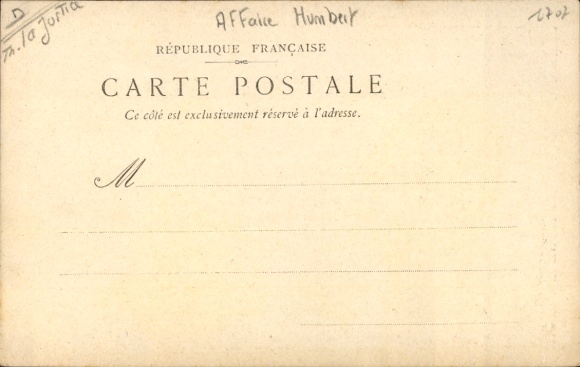 Postcard impostor Therese Humbert, Affair Humbert Crawford