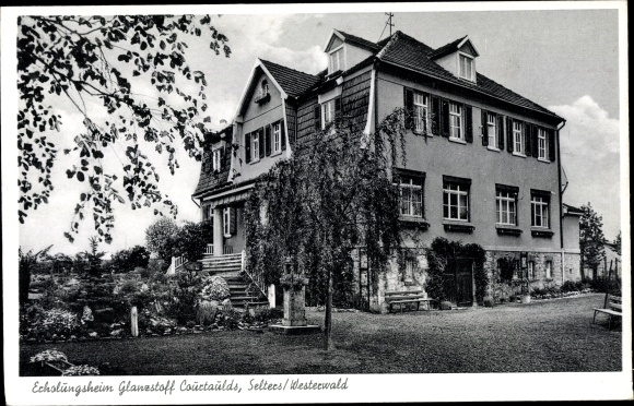 Ak Selters in het Westerwald, het herstellingsoord van Glanzstoff Courtauld, totaalbeeld