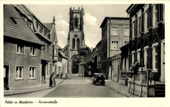 Ansichtkaart Oelde im Münsterland, Herrenstrasse