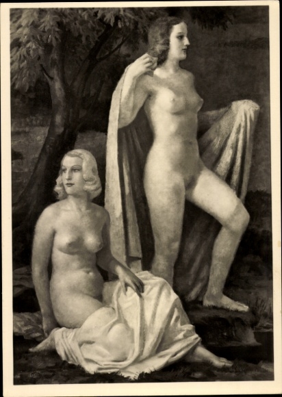 Artist PC Klein, Richard, summer evening, HDK 446, female nude
