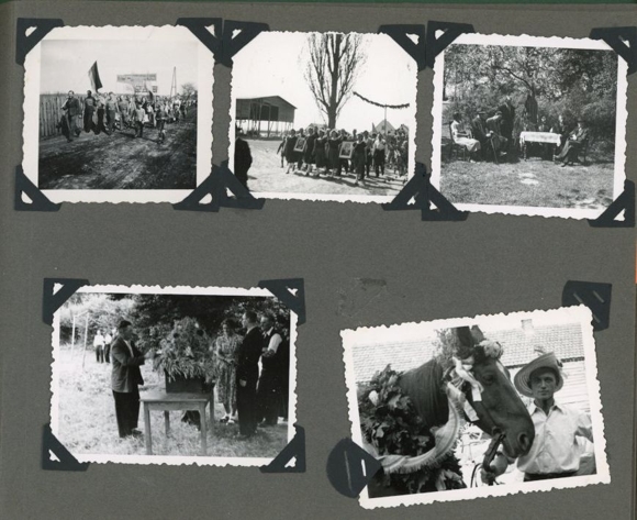 Photo Album Lübz in Mecklenburg, Policeman KVP, FDJ, Germany Meeting Pentecost 1950, Berlin