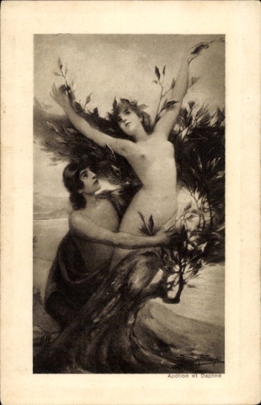 Artist Postcard Apollo and Daphne