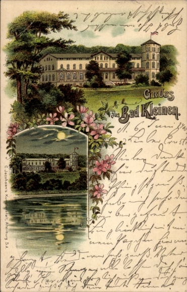 Chromo-Litho Bad Kleinen in Mecklenburg, spa villa
