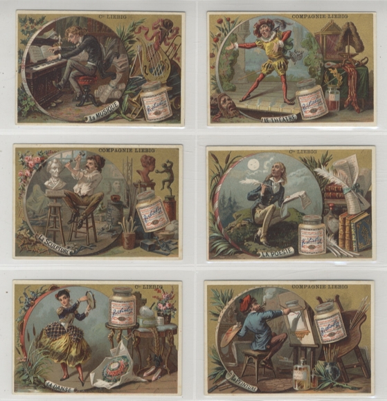 Liebig Pictures Series A 59 Arts I (Medallions) 1883