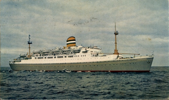 Picture steamship SS Maasdam, HAL